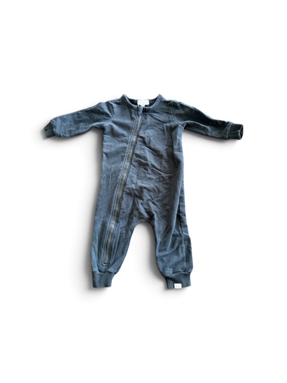 Miles the Label Baby Zip-Up Sleeper – Black | 9 Months